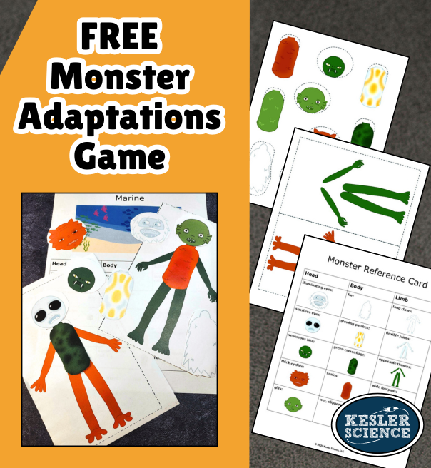 Monster Adaptations Mix and Match Game CTA and Meta Ad